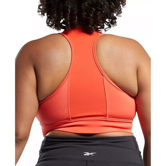 Reebok Women's Running Essentials Sports Bra (Plus Size) in Dynamic Red - Picture 2 of 11